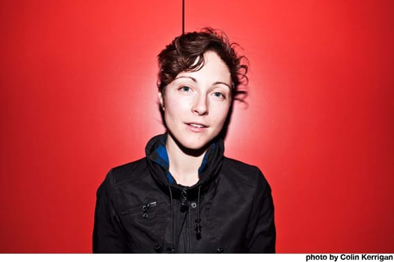 Channy Leaneagh of Polica - a kind of Celtic Soul thing happening.