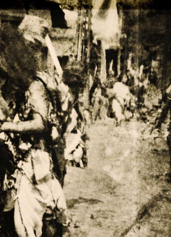 Ten minutes after the blast, chaos looked like this.