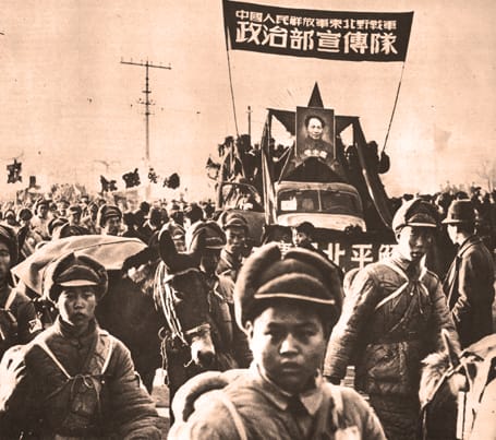 In 1949 the majority of Americans had no idea what this was about or who the guy was whose picture was on the truck.