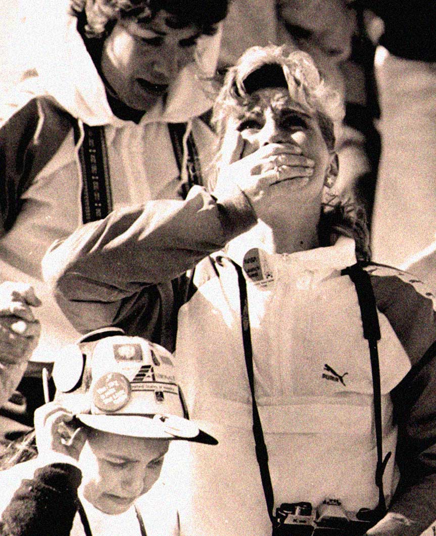 One moment, elation - the next moment, horror.