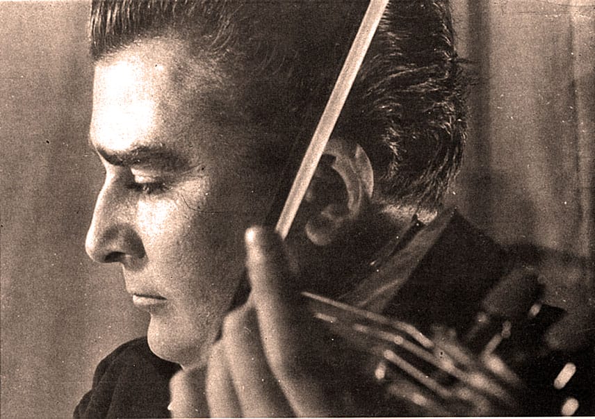 Christian Ferras playing the Berg Violin Concerto.