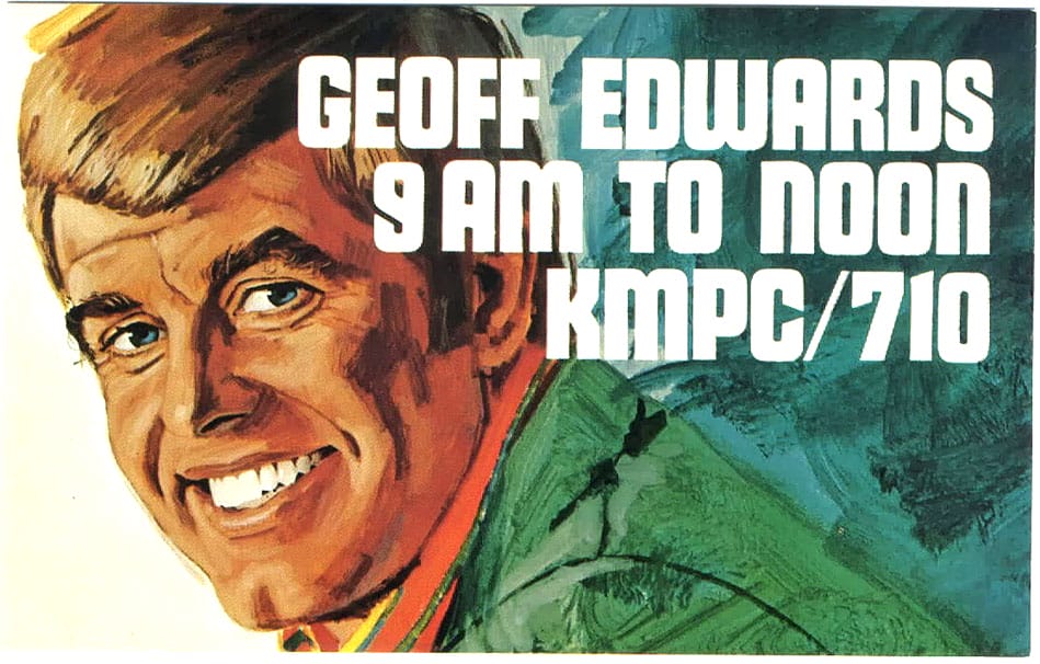 Another of the great personalities in Los Angeles Radio - Geoff Edwards (1931-2014)