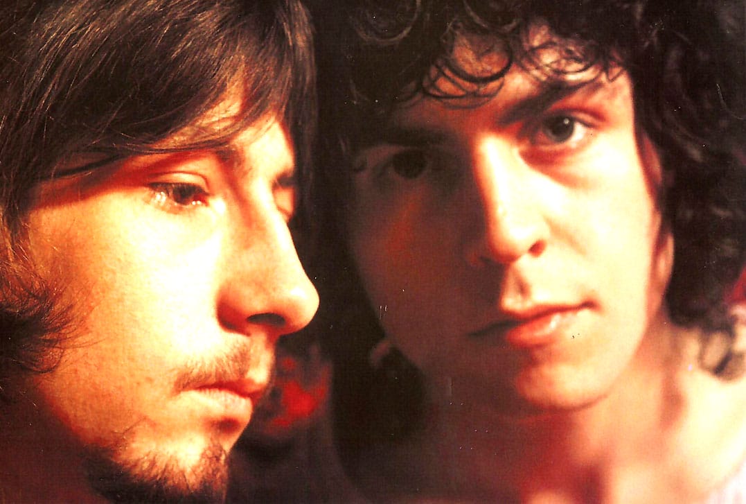 Marc Bolan and Steve Peregrin Took - back while they were still known as Tyranassaurus Rex.