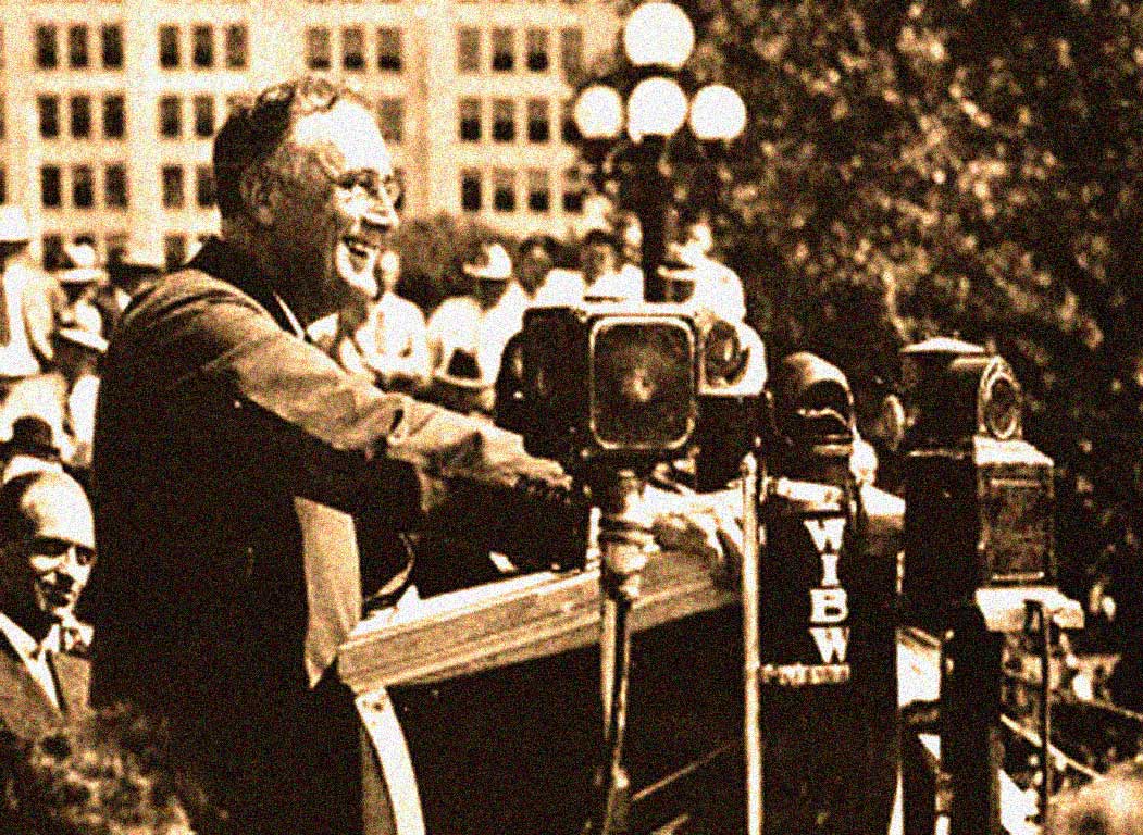 FDR - Laying out the problem - laying out the solution.