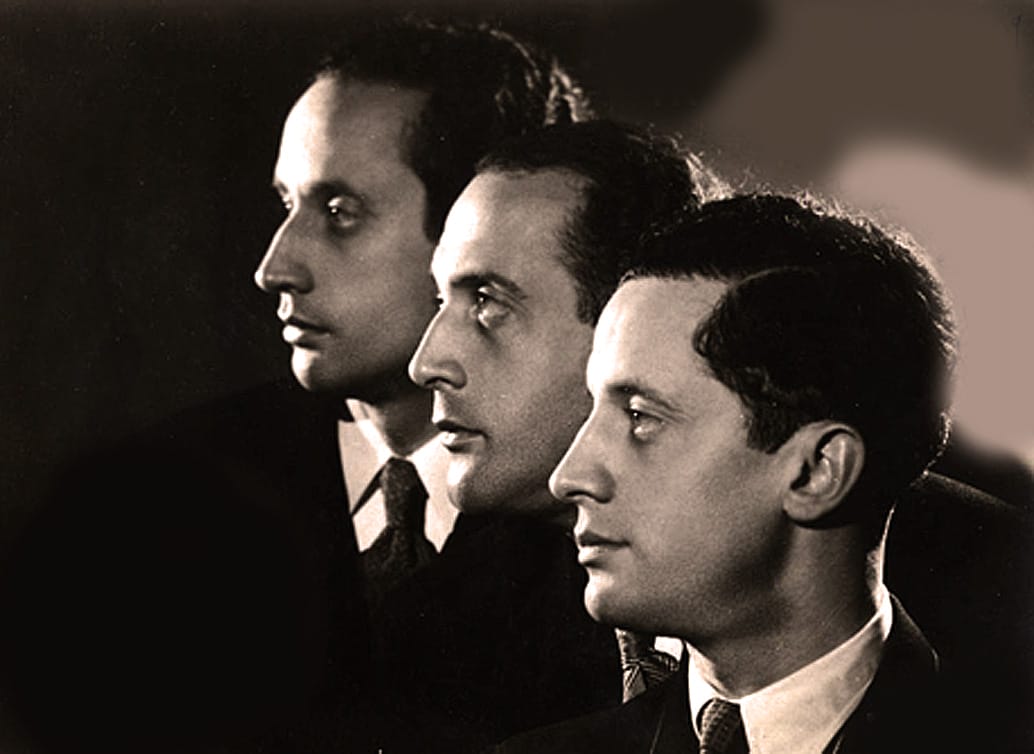 The Pasquiers - celebrated Trio were the recipients of many dedications, including this one.