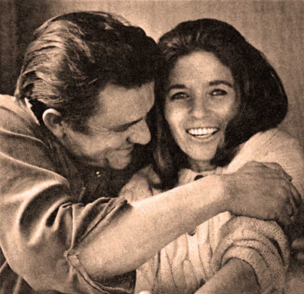 Johnny Cash and June Carter - back to the irreplaceable basics.