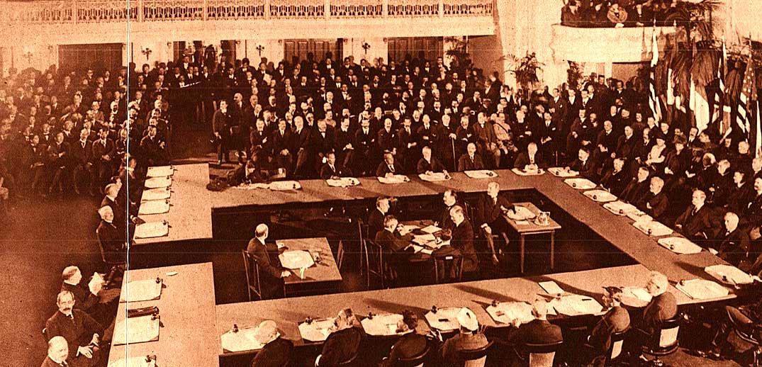 The Peace conference, as it looked on November 21, 1921.