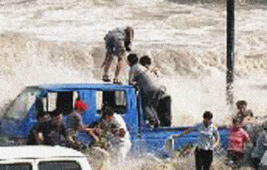 A wall of water 32 feet high changed everything.