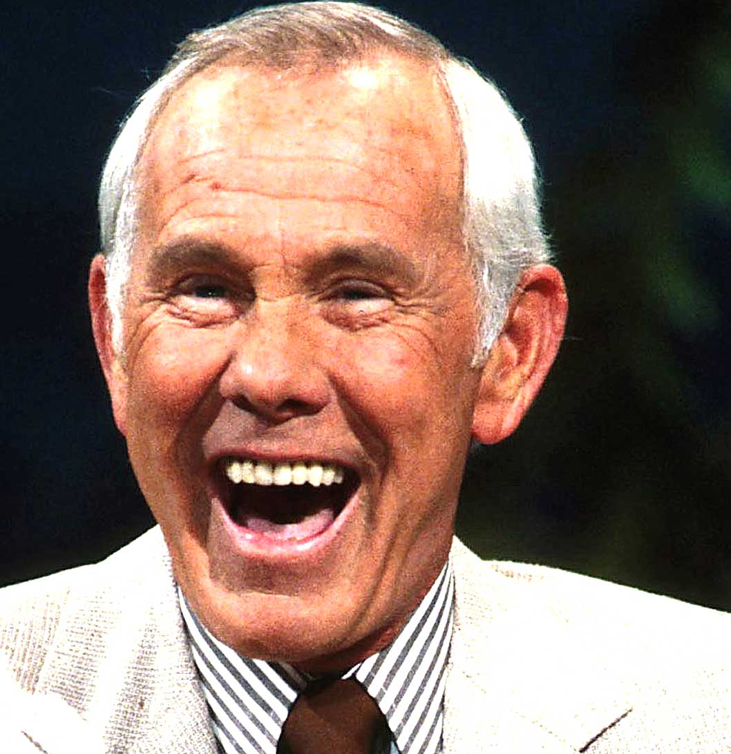 Johnny Carson - The face of late-night television for 30 years.