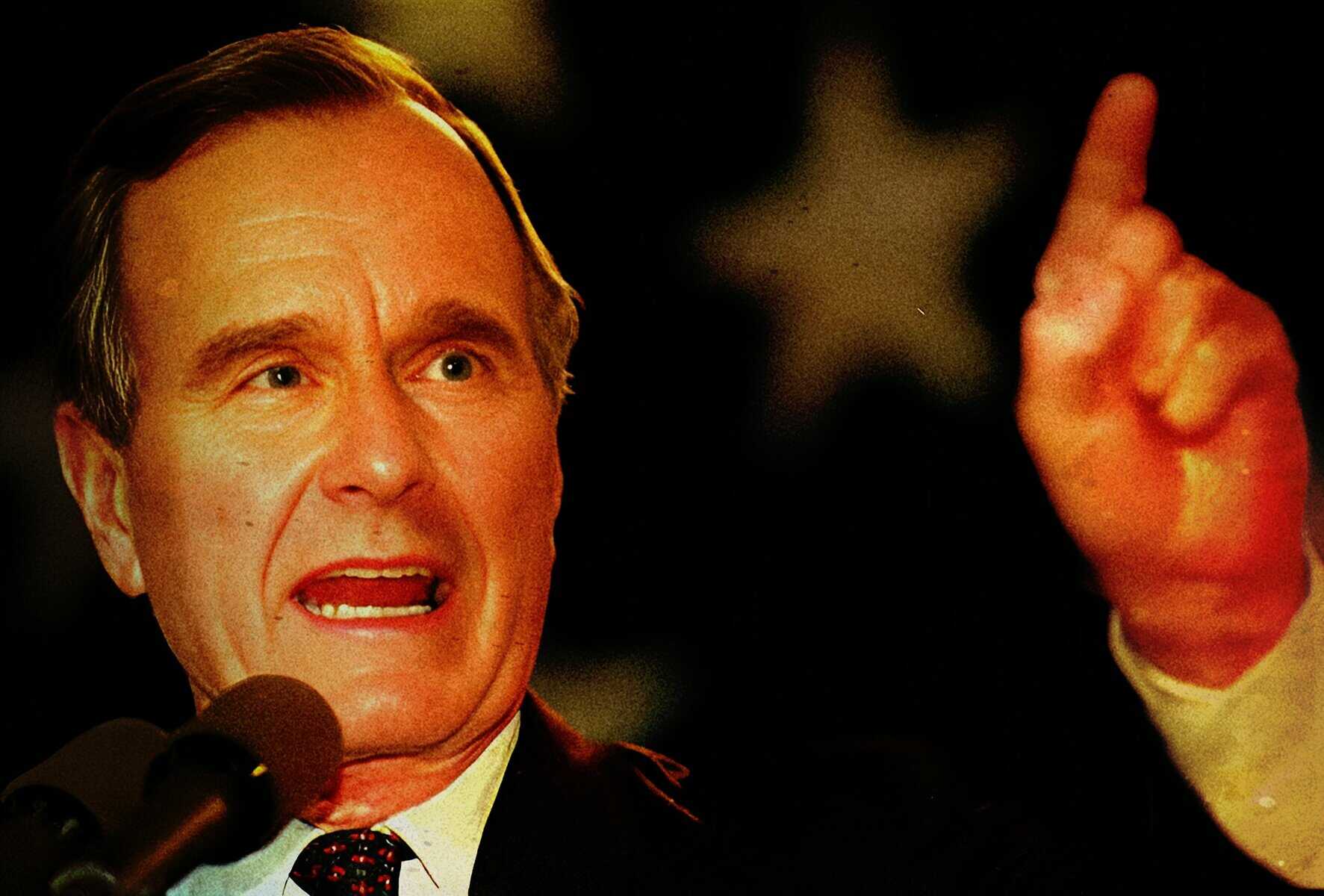 - Famous politician giving a speech at a press conference, capturing historical moments in news archives.