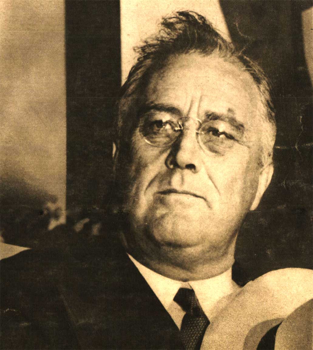 FDR - Accepting honorary Degree and celebrating Washington's Birthday at the same time.