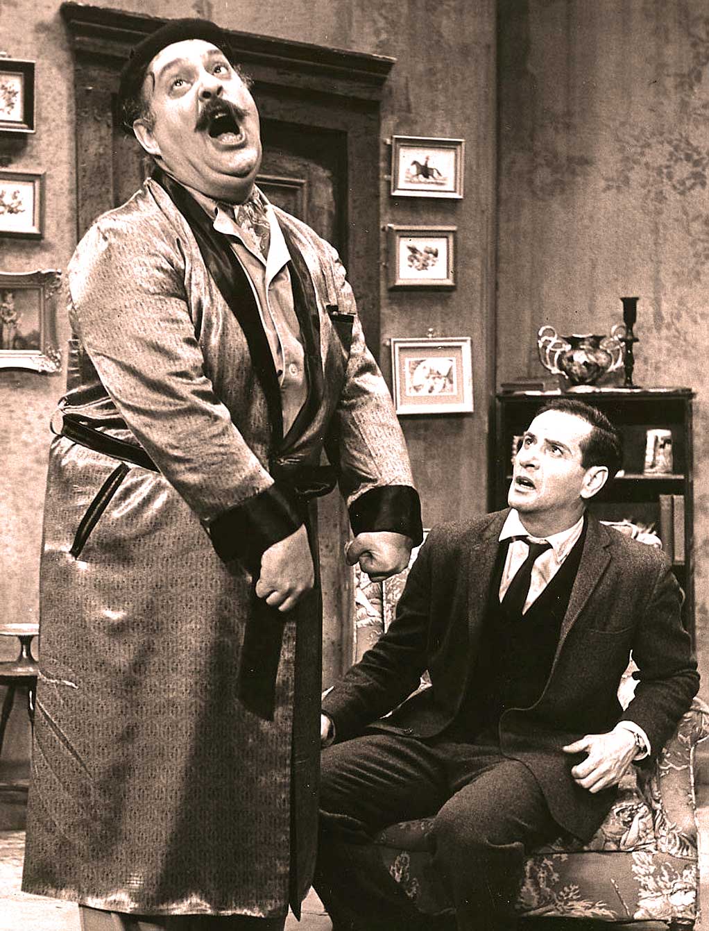 Zero Mostel (and Eli Wallach) - Early 60s Broadway was a different kettle of fish.