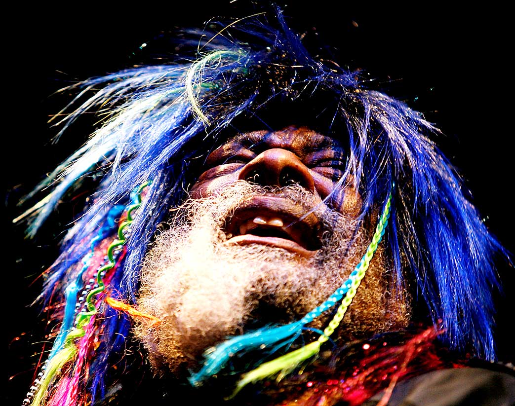 George Clinton - Blowin' Funky minds.