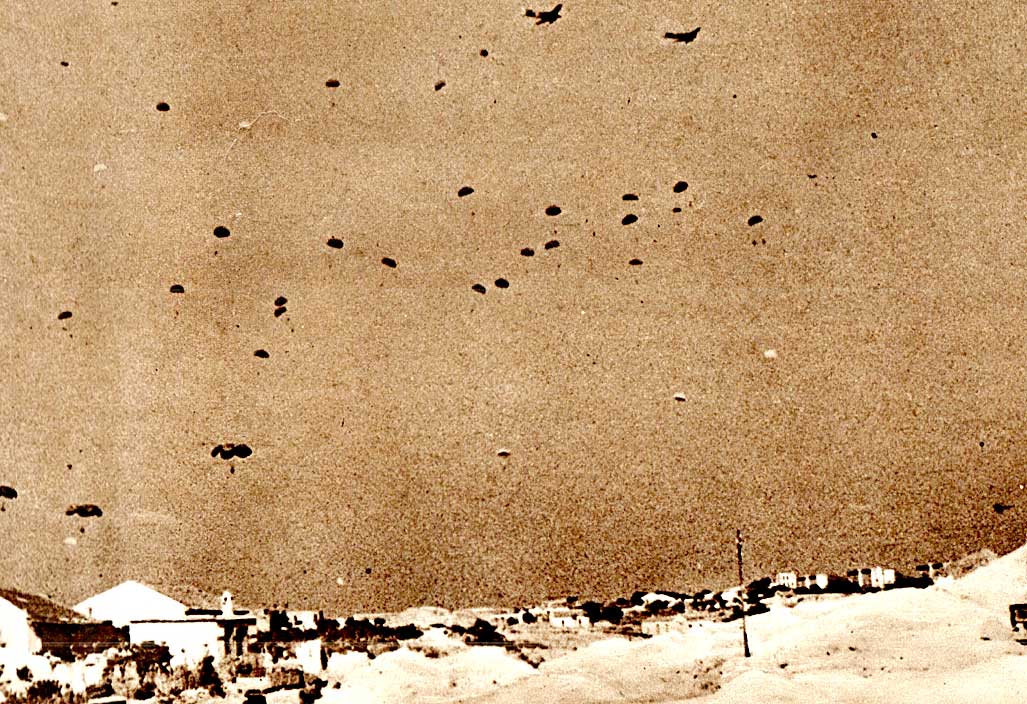  . . . and suddenly the sky was filled with little black dots.