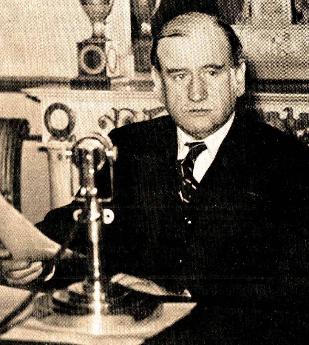 Prime Minister Edouard Daladier - A pep talk in time of war.