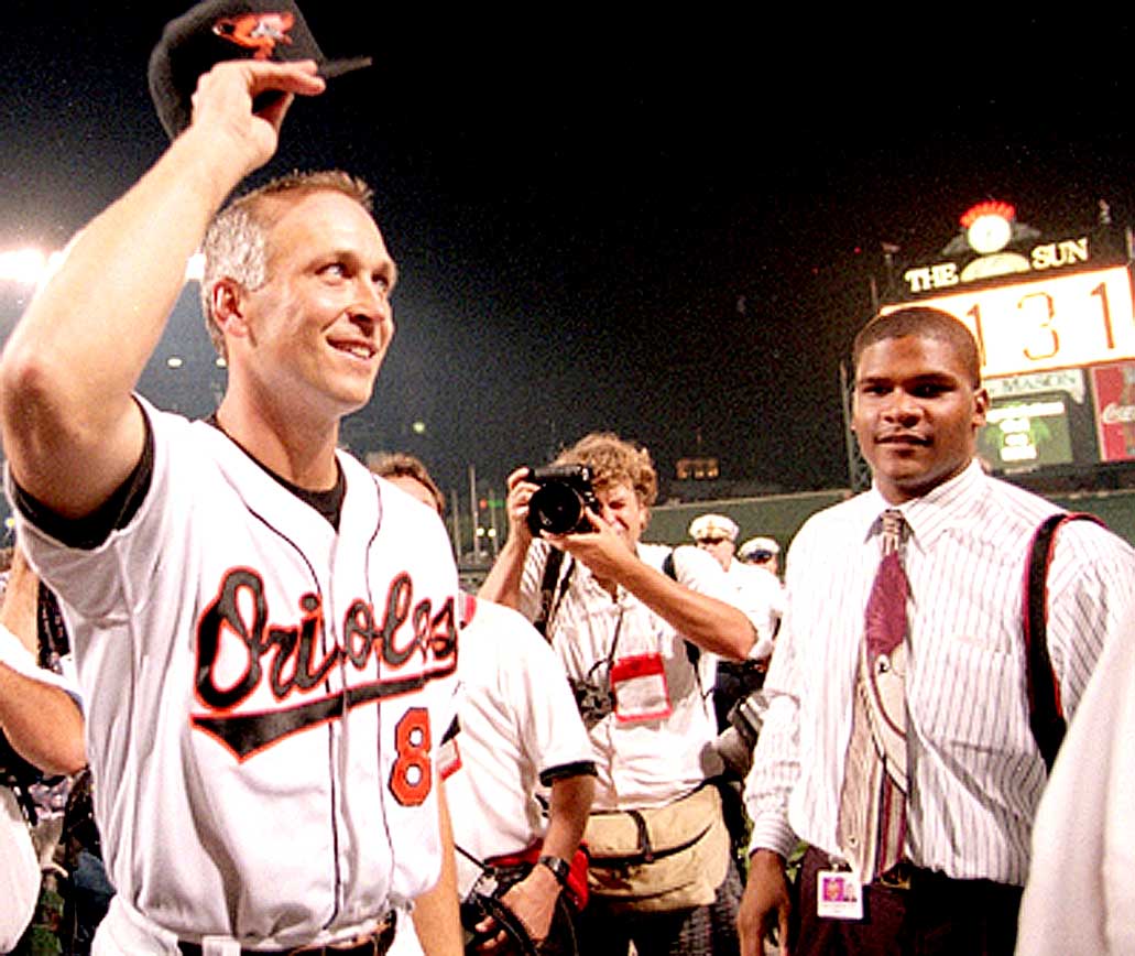 Cal Ripken - making baseball history.