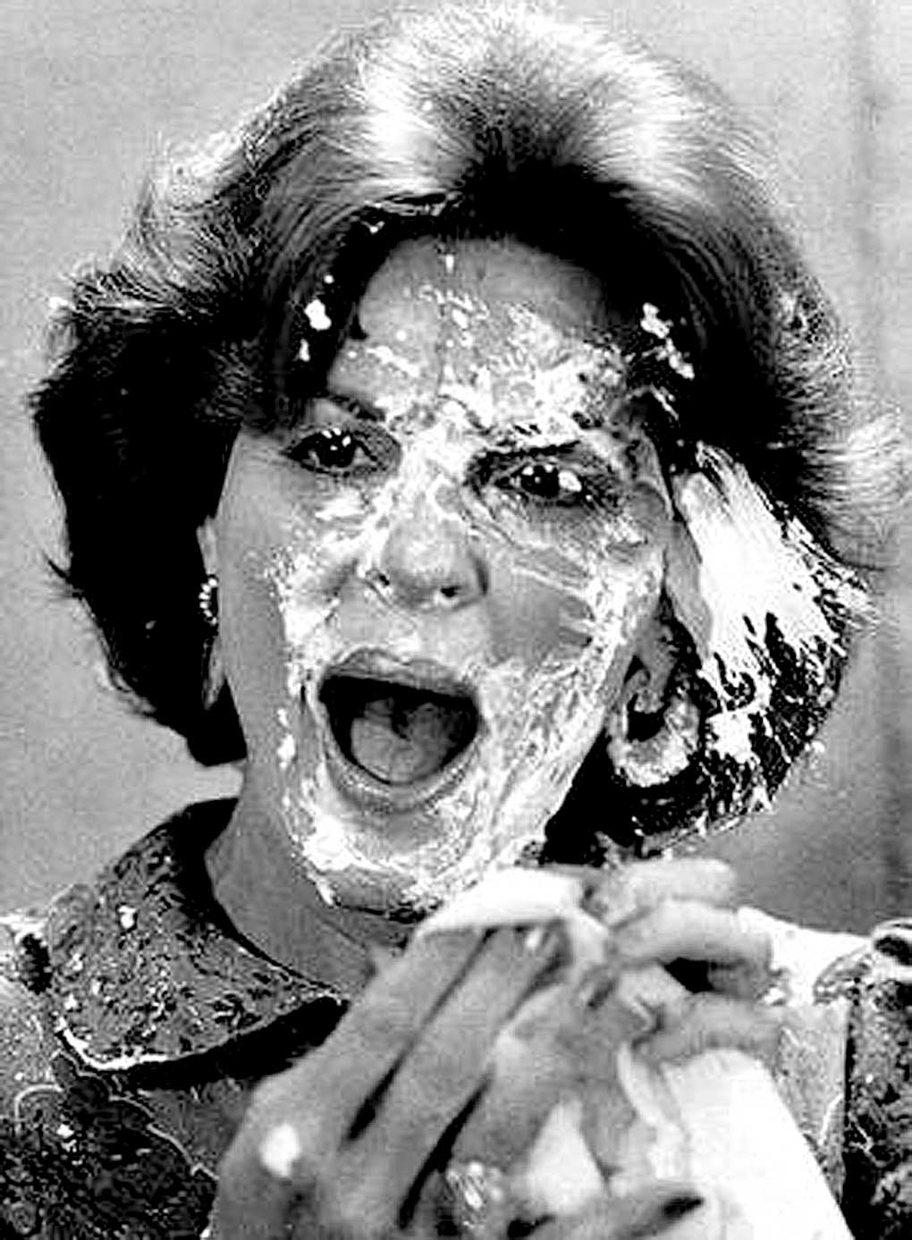 If you don't know who this is - you need to visit us more often. (answer: Anita Bryant - pie incident)