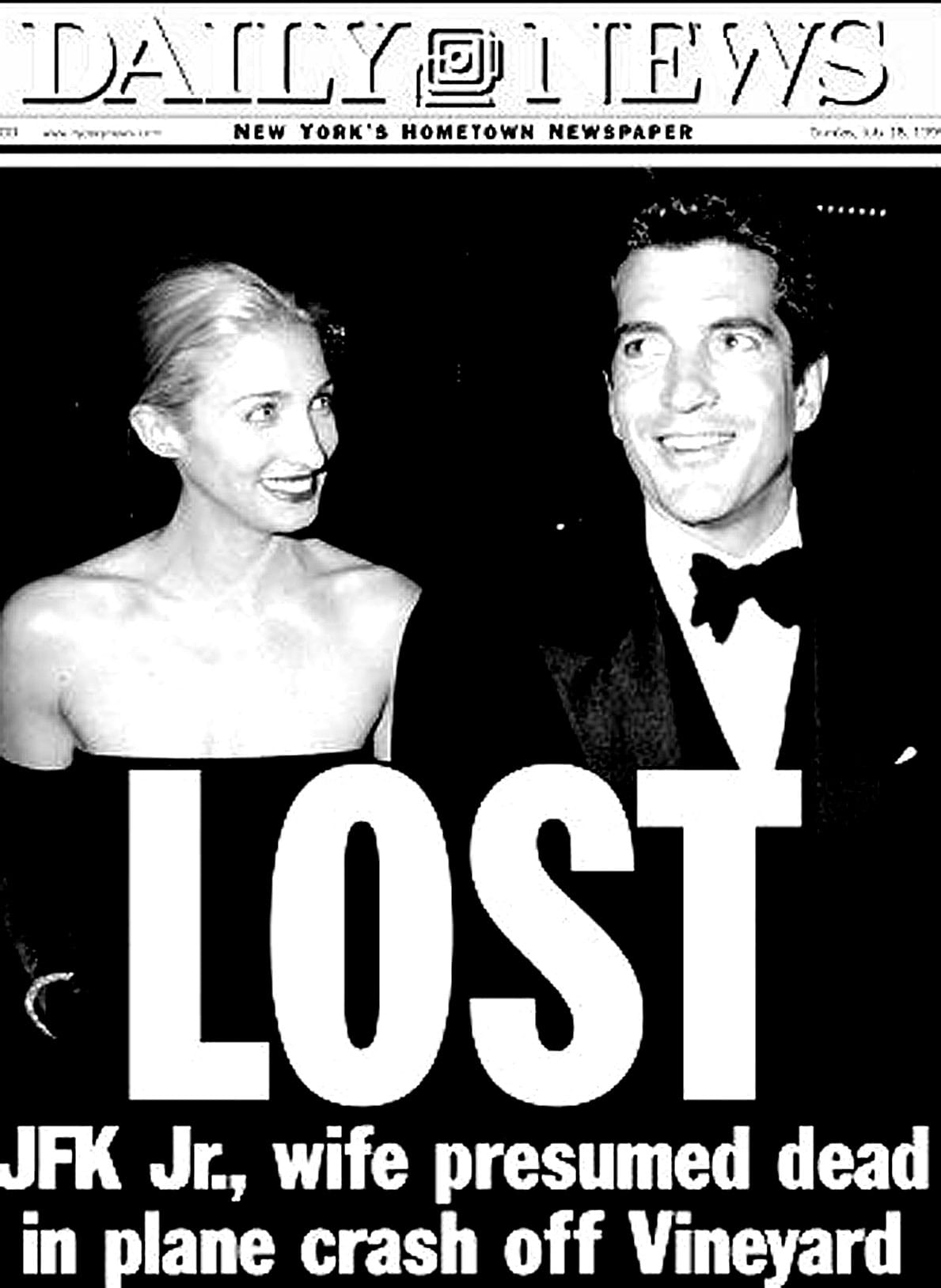JFK Jr. and Carolyn Bessette