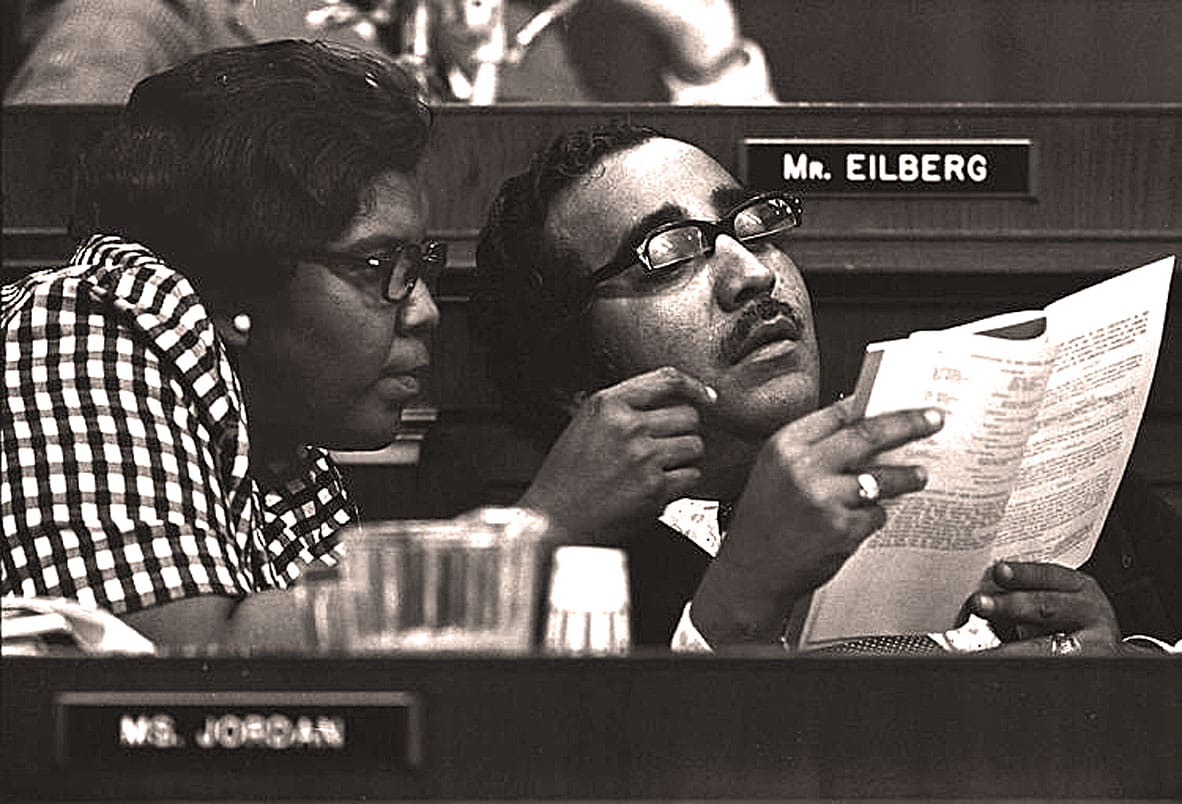 Barbara Jordan and Charles Rangel