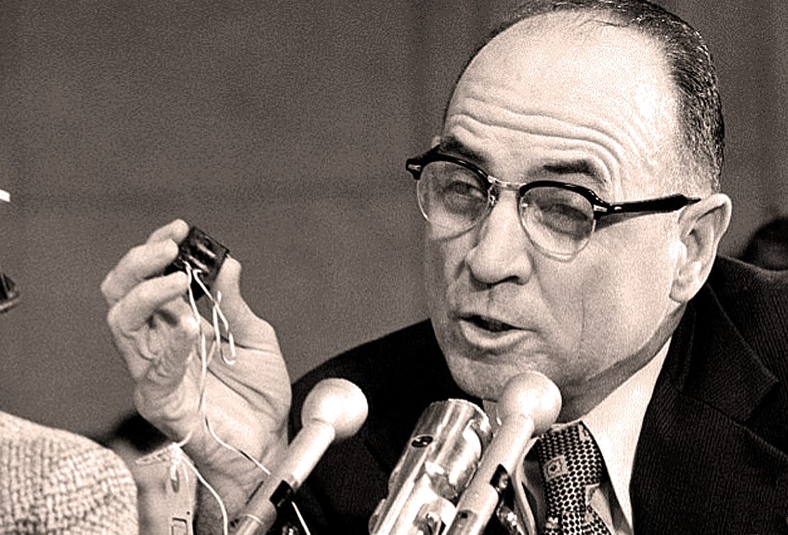 James McCord - Watergate defendant accused of bugging.