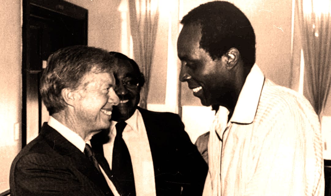 Jimmy Carter - Vernon Jordan - 1980