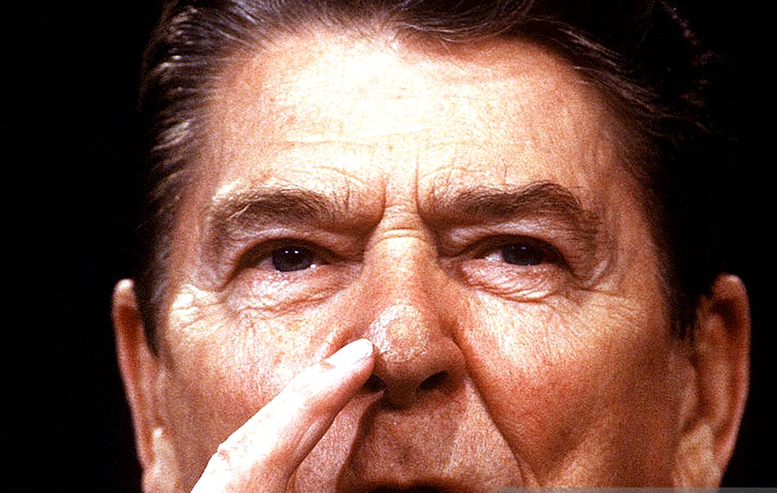 President Reagan - Skin Cancer