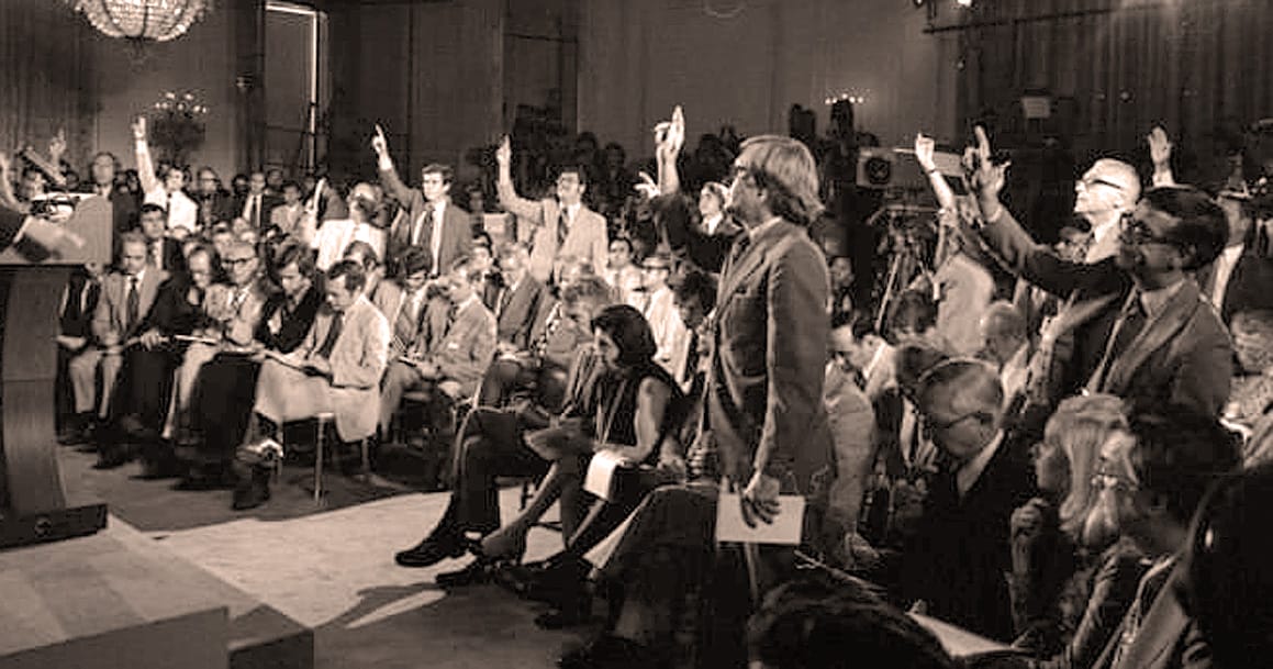 Washington Press Corps - 1975