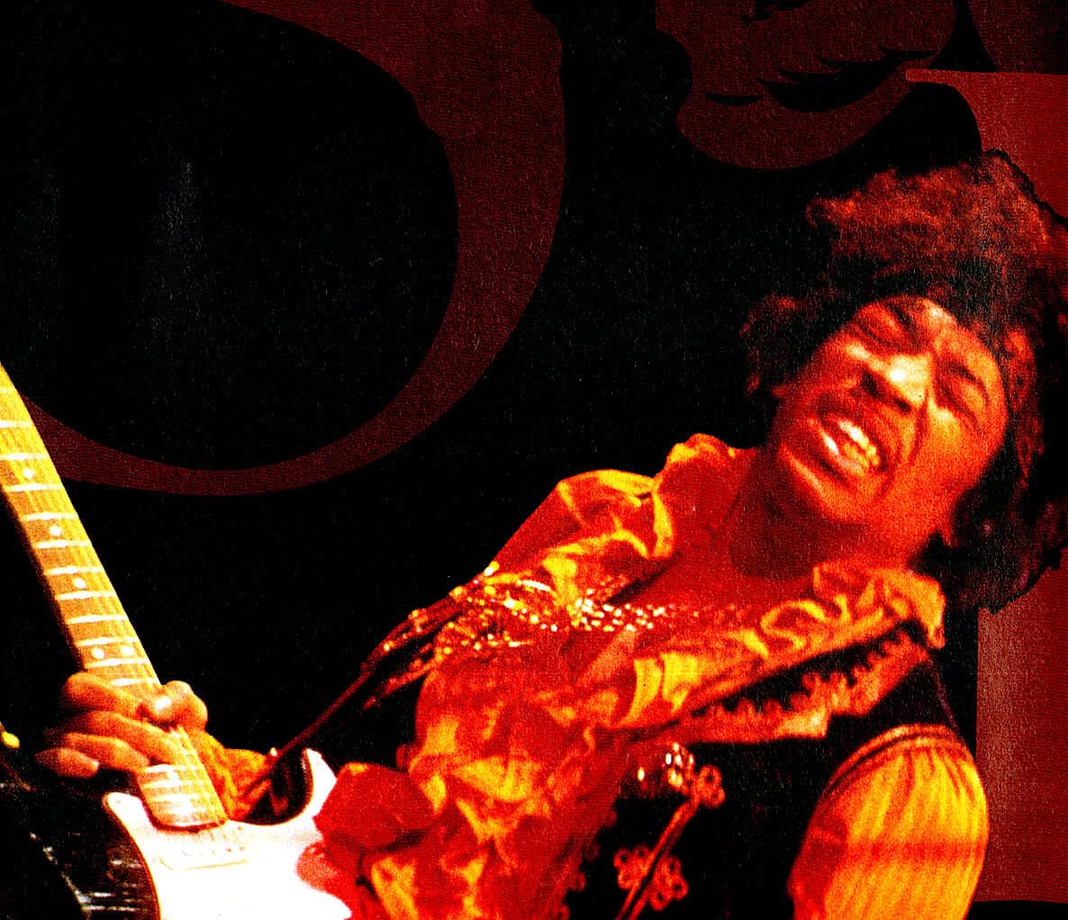 Blues singer with an electric guitar performing passionately, capturing the essence of blues and rock music, emphasizing historical music archives and iconic artists in the music industry.