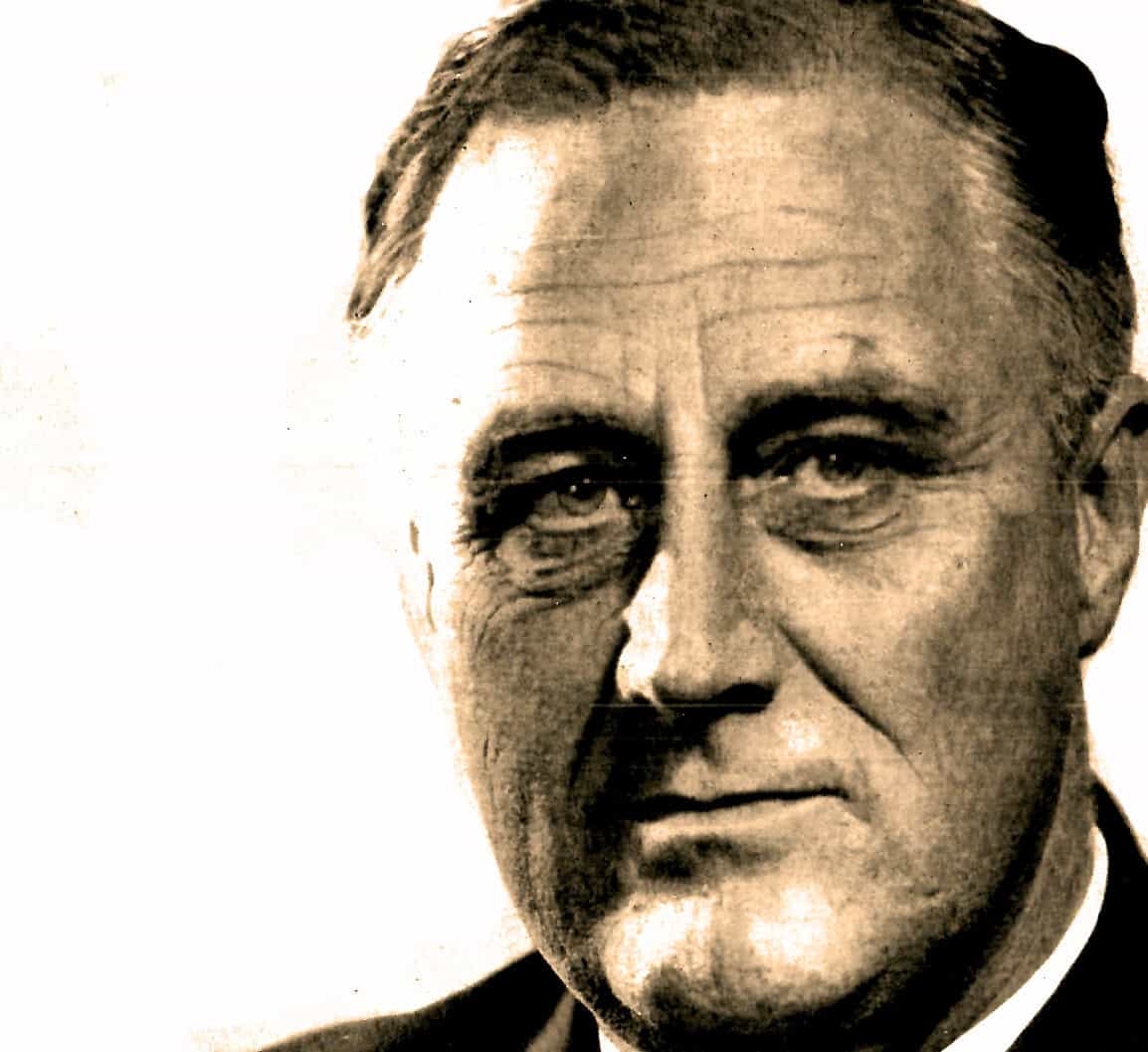 A sepia-toned portrait of a distinguished older man with a serious expression, representing historical news and archival content for podcasts and recordings of influential figures in history.