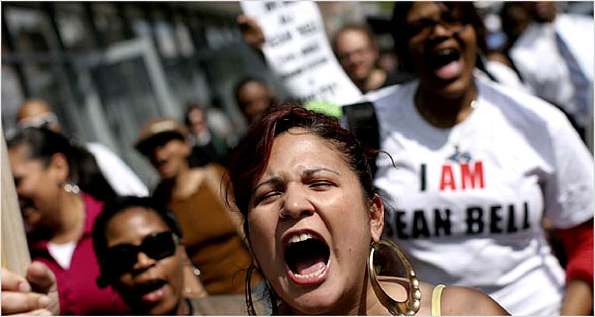 Protesters demonstrating for social justice at a rally, diversity in activism, powerful voices for change, Black Lives Matter, music and news in social movements.