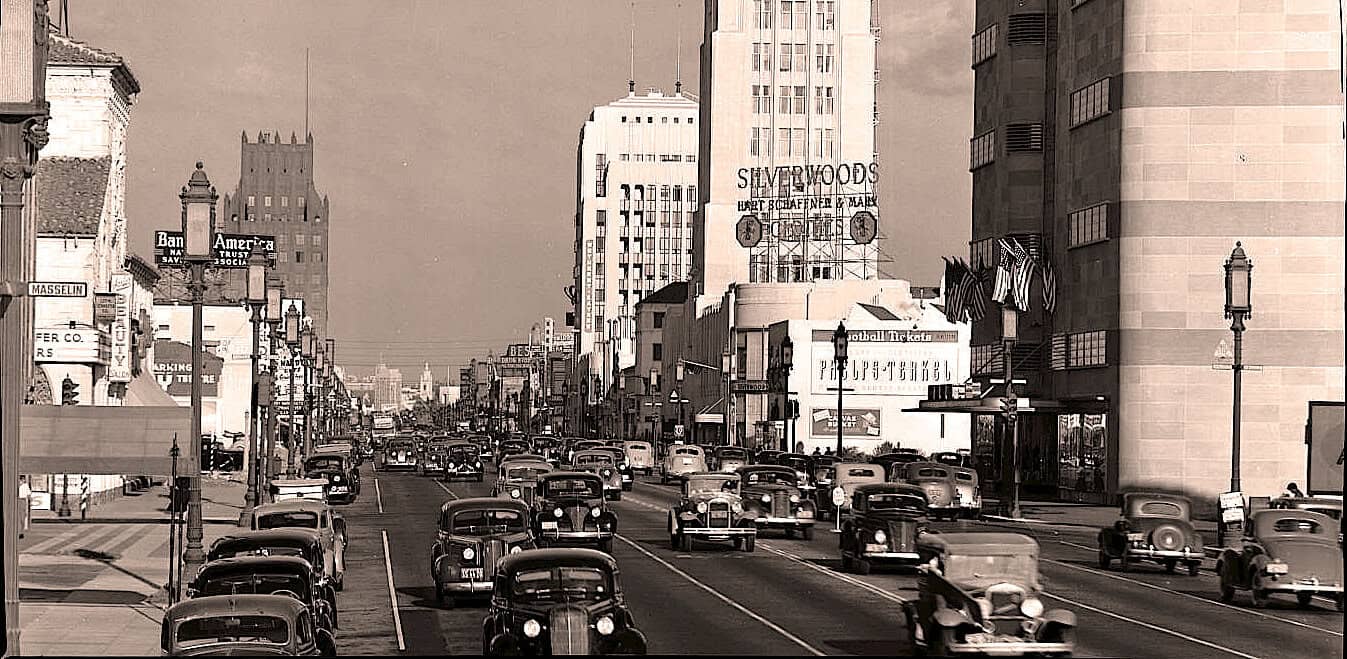 Los Angeles - Wilshire Boulevard - 1939