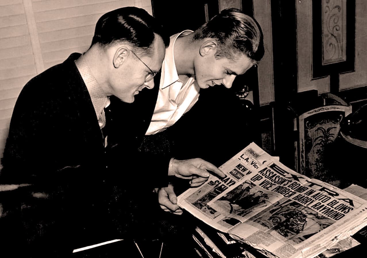 Clifford Clinton and son Edmond - 1939