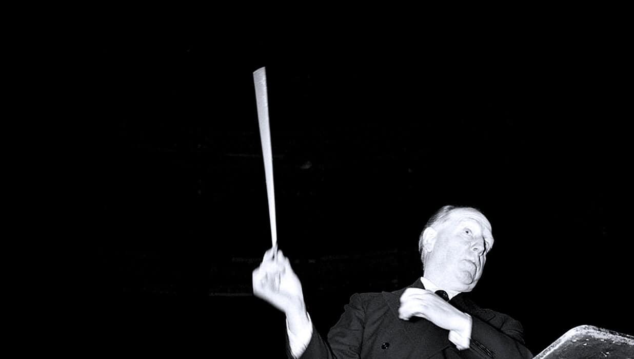 Paul Paray leading an imaginary concert