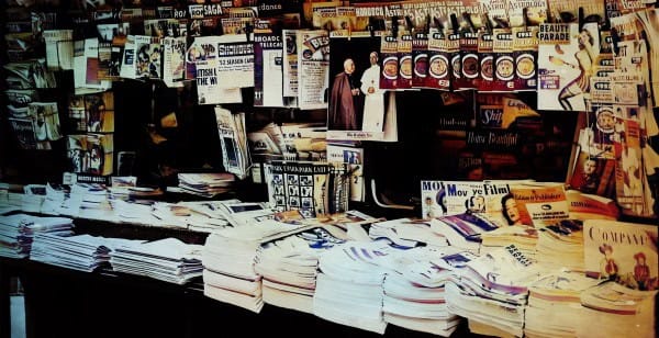 A collection of newspapers, magazines, and audio archives at Past Daily, a sound archive dedicated to news, history, and music preservation.